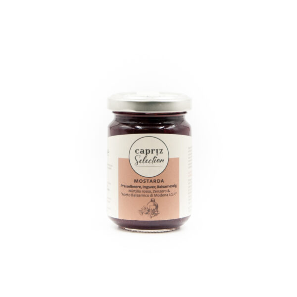 Cranberry and Ginger Mustard from Trentino-South Tyrol