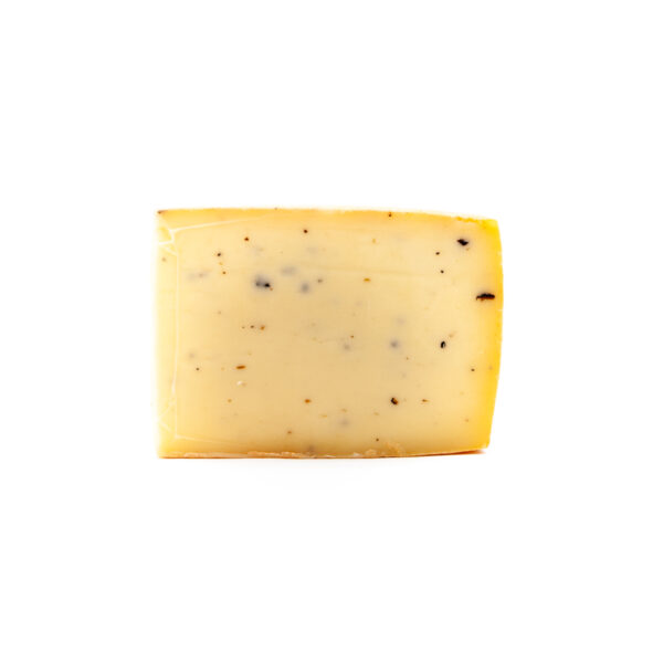 Black Truffle cow's milk cheese "Trüffelo" from Trentino-South Tyrol