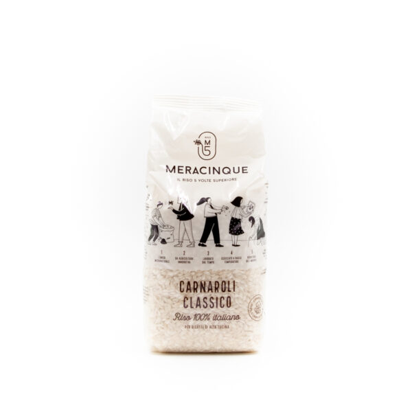Semi-milled classic Carnaroli Rice - Aged 1 year from Veneto
