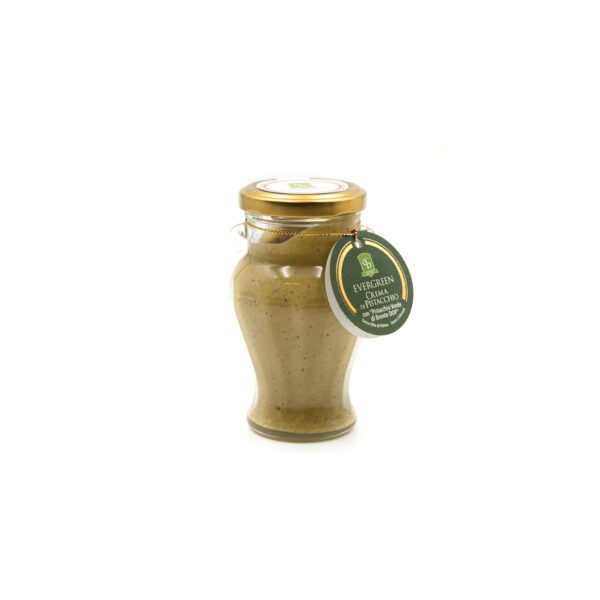 Crema spalmabile al Pistacchio verde di Bronte DOP in olio EVO per colazione e merenda