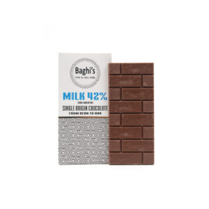 Cioccolato al latte con 42% di cacao monorigine Perù zona San Martin