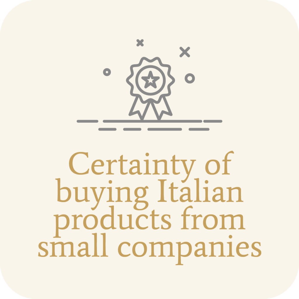 Information on Italian provenance of Gustatium products